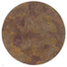 Louis De Poortere Meditation Coral 9227 Black Gold Washable Polyester Flatweave Round Eco-Rug