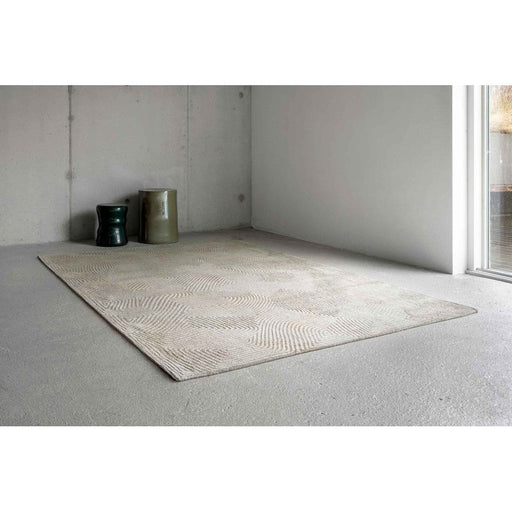 Louis De Poortere Meditation Coral 9229 Shell Beige Washable Polyester Flatweave Eco-Rug