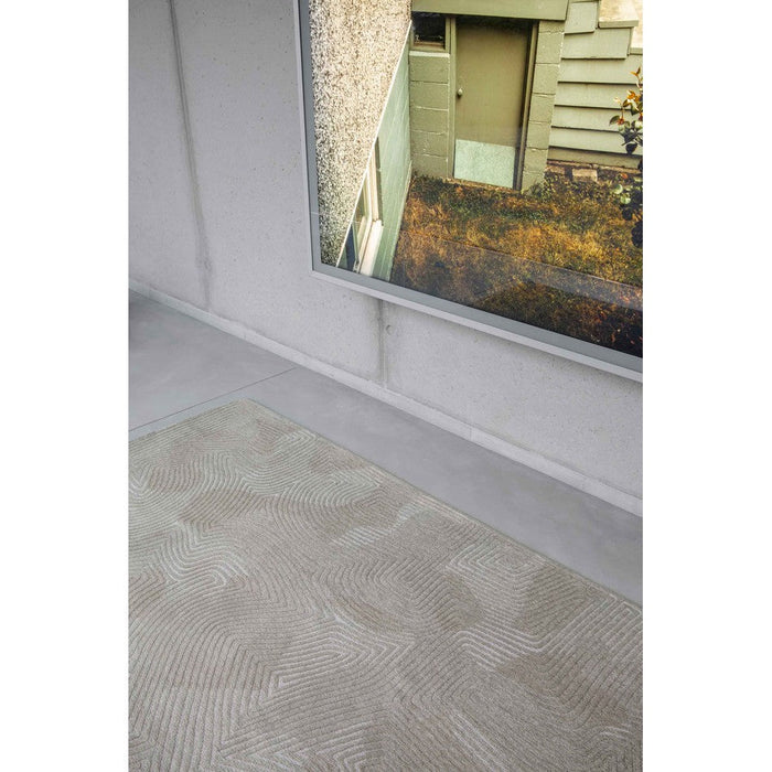 Louis De Poortere Meditation Coral 9229 Shell Beige Washable Polyester Flatweave Eco-Rug