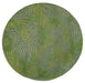 Louis De Poortere Meditation Coral 9231 Tropical Green Round Rug