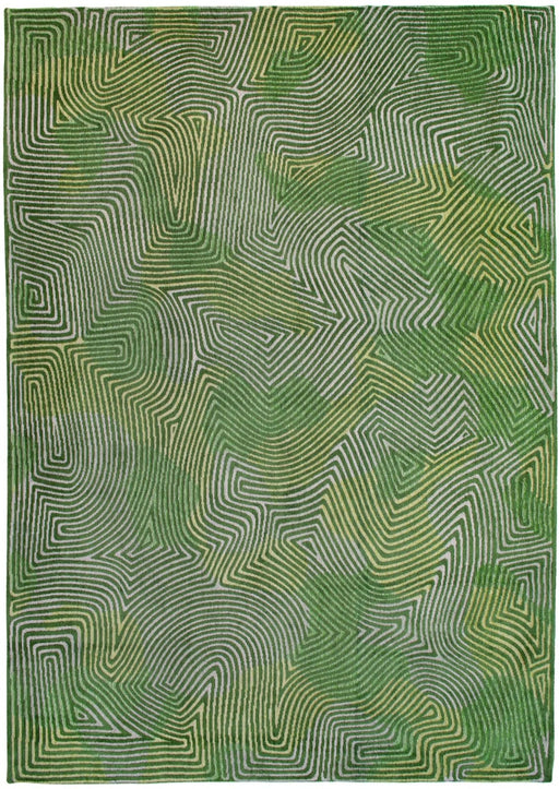 Louis De Poortere Meditation Coral 9231 Tropical Green Rug