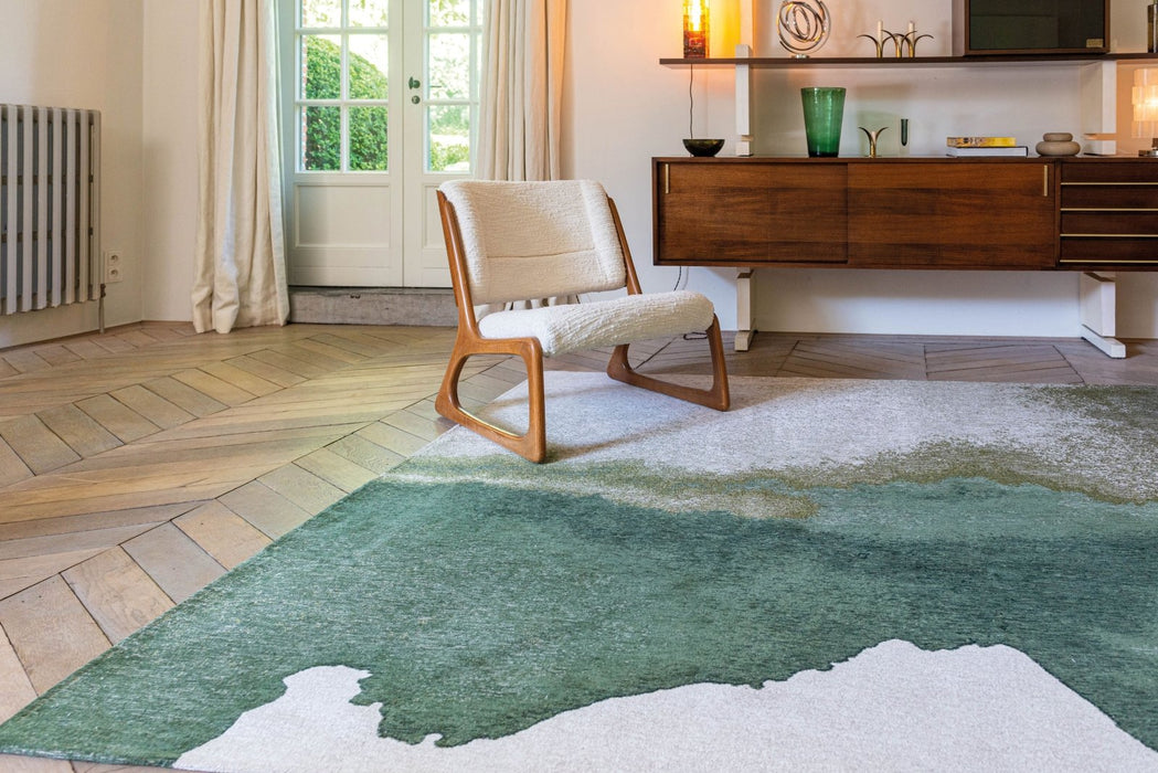 Louis De Poortere Meditation Lagoon 9331 Palm Green Rug