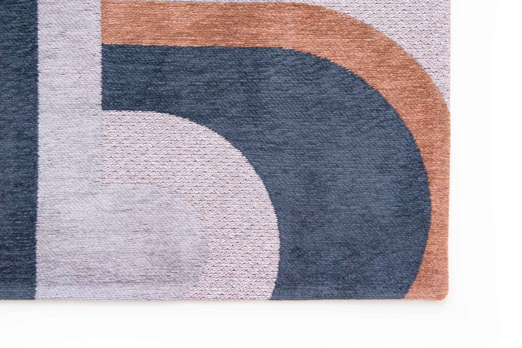 Louis De Poortere Nuance Module 9196 Camel Blue Rug