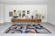 Louis De Poortere Nuance Module 9196 Camel Blue Rug