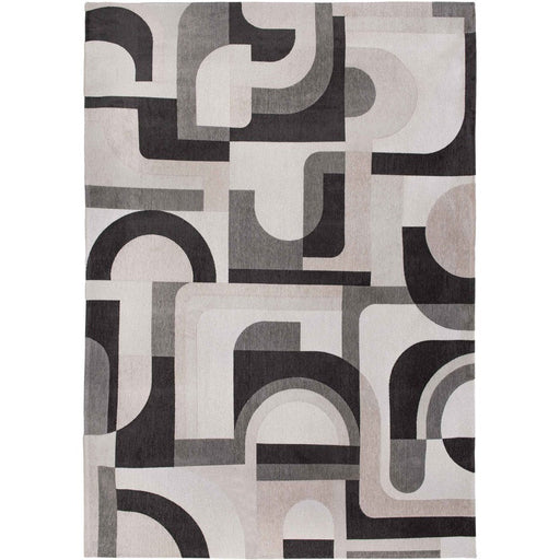 Louis De Poortere Nuance Module 9206 Saxon Beige Washable Polyester Flatweave Eco-Rug