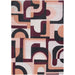 Louis De Poortere Nuance Module 9209 Pink Rohe Washable Polyester Flatweave Eco-Rug