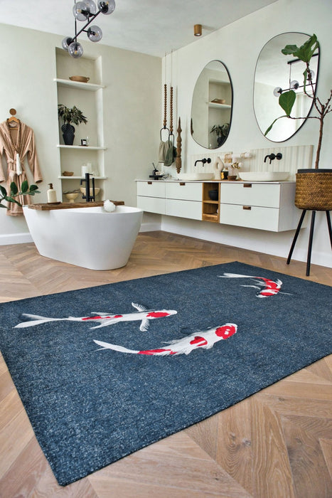 Louis De Poortere Pop Koi Japanese Pond 9390 Rug