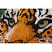 Louis De Poortere Pop Tiger 9388 Green On Fire Washable Polyester Flatweave Eco-Rug