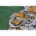 Louis De Poortere Pop Tiger 9388 Green On Fire Washable Polyester Flatweave Eco-Rug