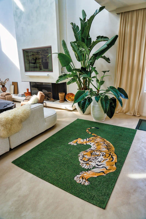 Louis De Poortere Pop Tiger Green 9388 Rug