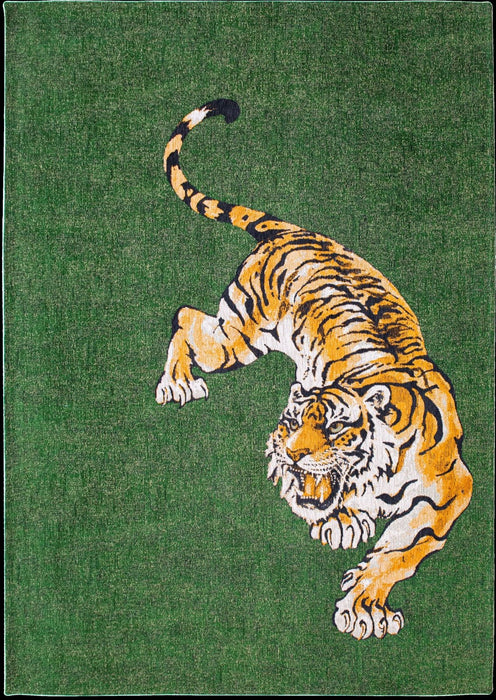 Louis De Poortere Pop Tiger Green 9388 Rug