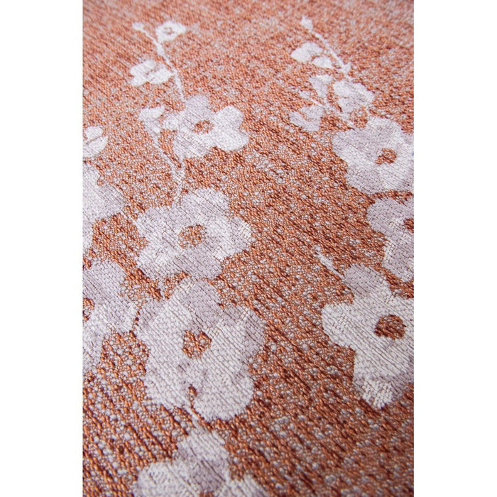 Louis De Poortere Sakura Sakura 9371 Copper Pink Washable Polyester Flatweave Eco-Rug