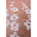 Louis De Poortere Sakura Sakura 9371 Copper Pink Washable Polyester Flatweave Eco-Rug