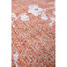 Louis De Poortere Sakura Sakura 9371 Copper Pink Washable Polyester Flatweave Eco-Rug