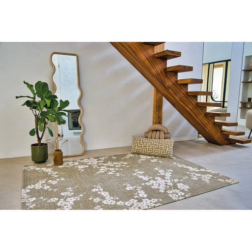 Louis De Poortere Sakura Sakura 9372 Wet Garden Washable Polyester Flatweave Eco-Rug