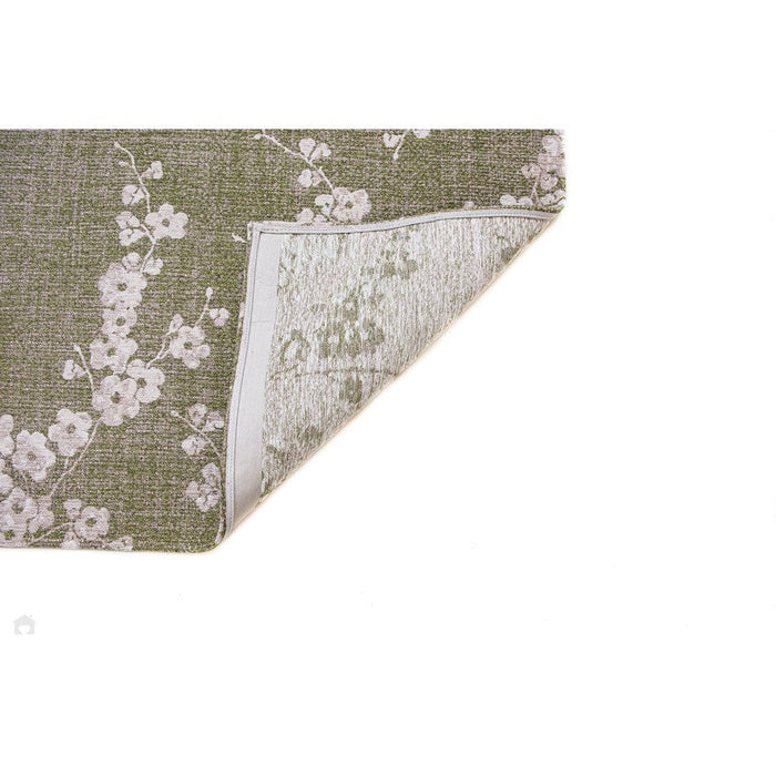 Louis De Poortere Sakura Sakura 9372 Wet Garden Washable Polyester Flatweave Eco-Rug