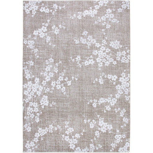 Louis De Poortere Sakura Sakura 9373 Morning Mist Washable Polyester Flatweave Eco-Rug