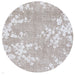 Louis De Poortere Sakura Sakura 9373 Morning Mist Washable Polyester Flatweave Round Eco-Rug