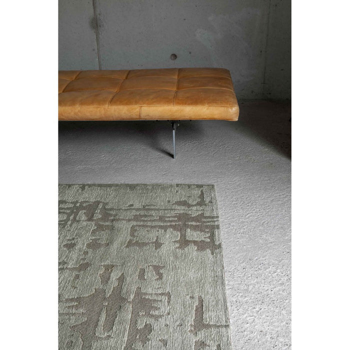 Louis De Poortere Structures Baobab 9197 Dry Beige Washable Polyester Flatweave Eco-Rug