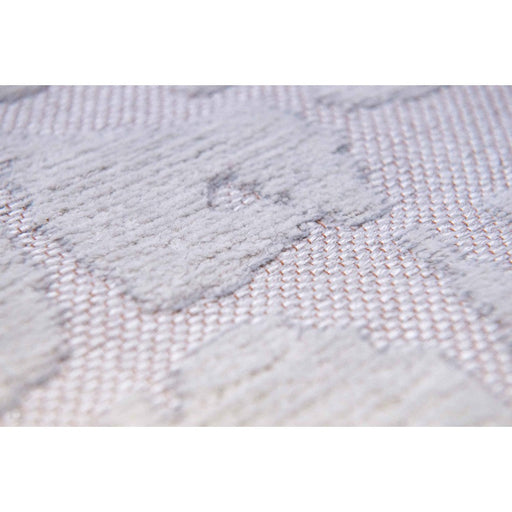 Louis De Poortere Structures Baobab 9198 Tsingy Oyster Washable Polyester Flatweave Eco-Runner