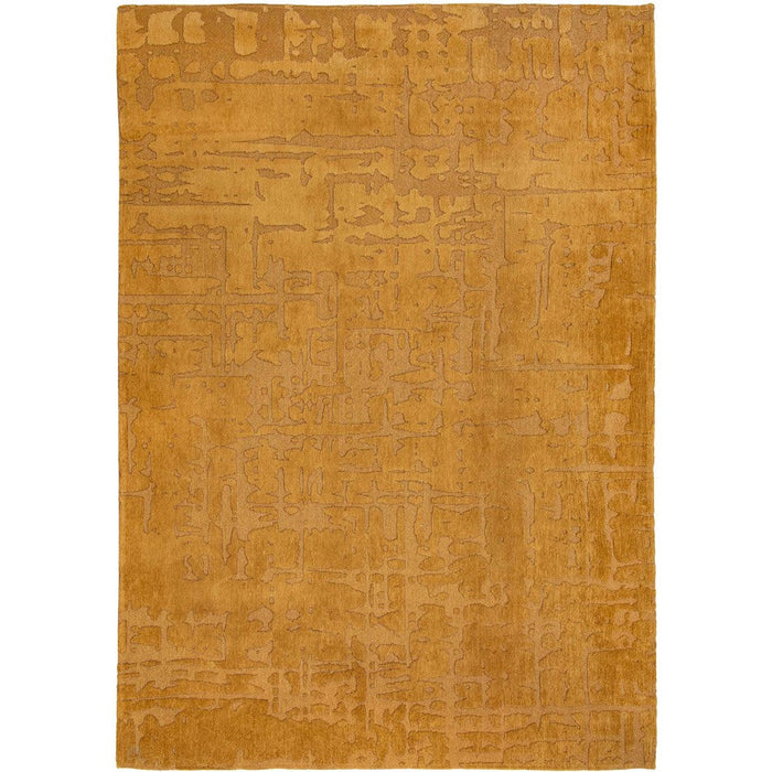 Louis De Poortere Structures Baobab 9201 Madagascar Gold Washable Polyester Flatweave Eco-Rug