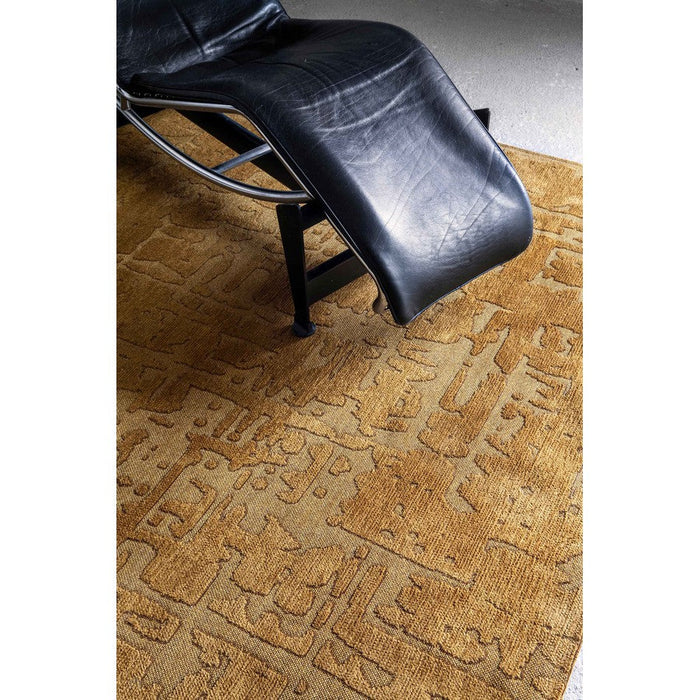 Louis De Poortere Structures Baobab 9201 Madagascar Gold Washable Polyester Flatweave Eco-Runner