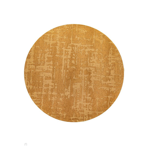 Louis De Poortere Structures Baobab 9201 Madagascar Gold Washable Polyester Flatweave Round Eco-Rug