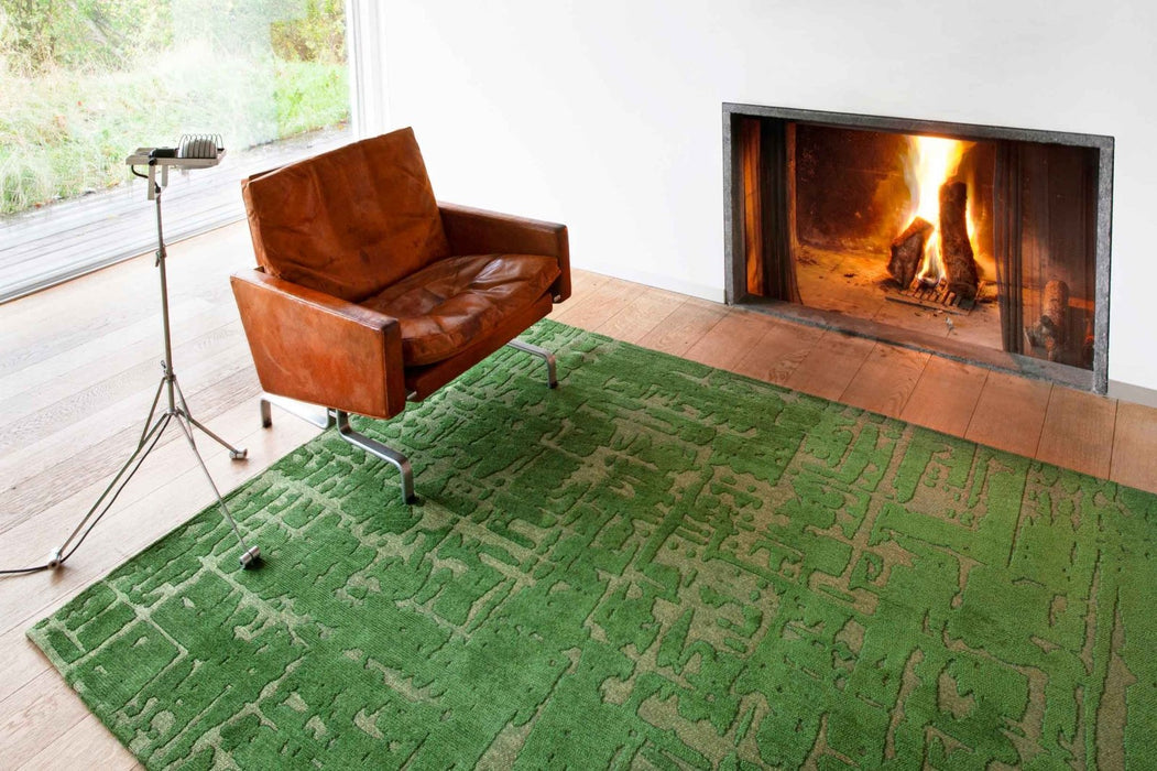 Louis De Poortere Structures Baobab 9202 Perrier's Green Rug