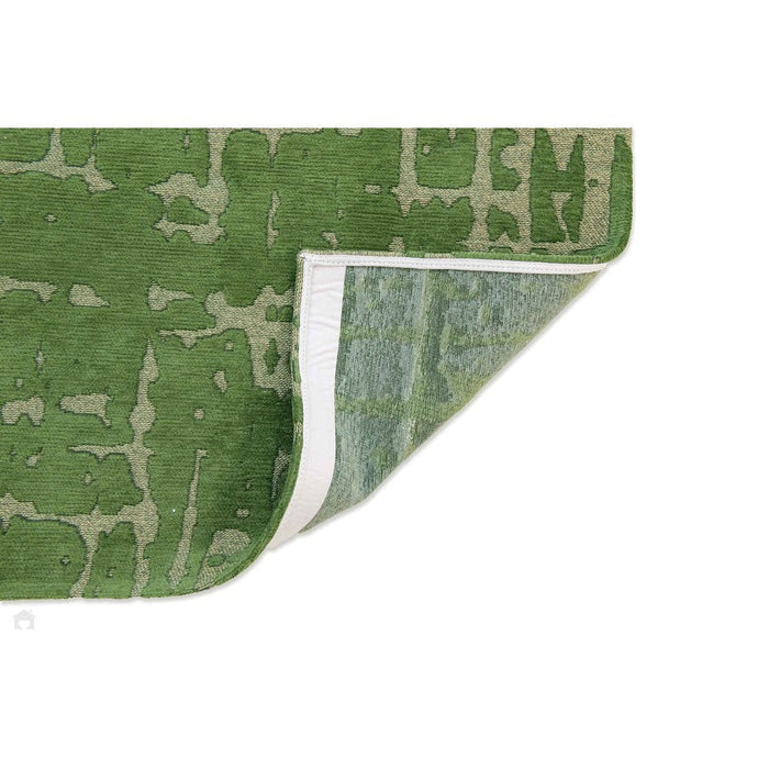 Louis De Poortere Structures Baobab 9202 Perrier's Green Washable Polyester Flatweave Eco-Runner