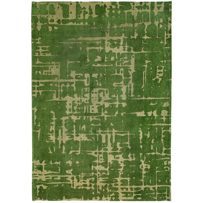 Louis De Poortere Structures Baobab 9202 Perrier's Green Washable Polyester Flatweave Eco-Runner