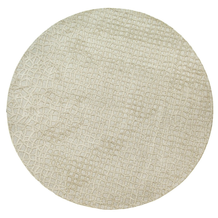 Louis De Poortere Structures Trammel 9245 Ovid Beige Round Rug