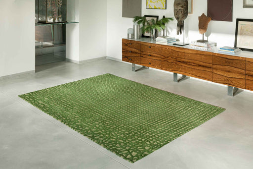 Louis De Poortere Structures Trammel 9249 Alta Green Rug