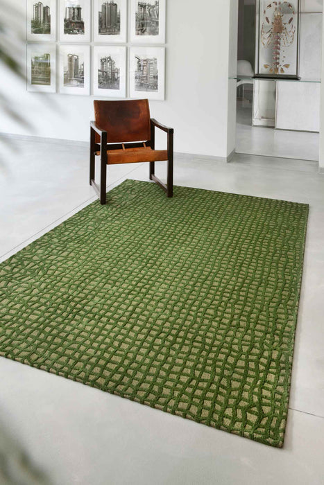 Louis De Poortere Structures Trammel 9249 Alta Green Rug