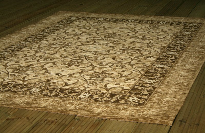 Love-Rugs Carlucci Biege Gold Floral Rug
