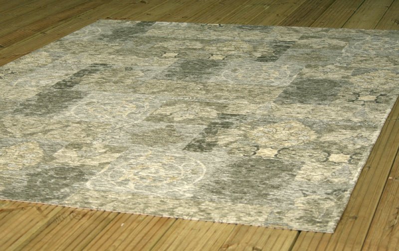 Love-Rugs Tappeto Carlucci Patchwork Blu Grigio