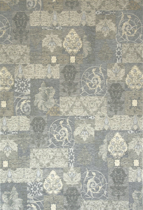 Love-Rugs Tappeto Carlucci Patchwork Blu Grigio