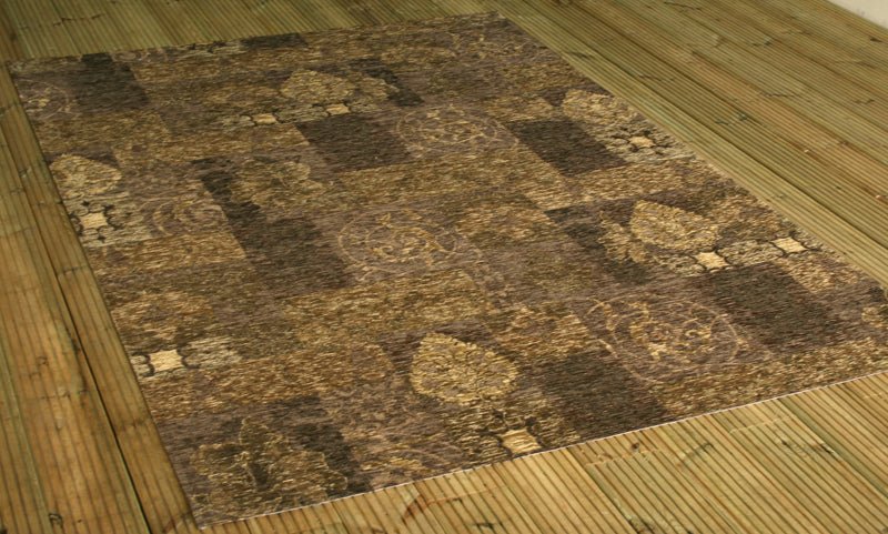 Love-Rugs Carlucci Brown Patchwork Rug