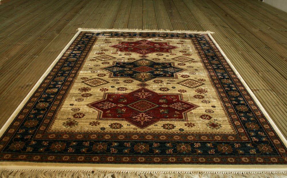 Love-Rugs Fibressa Lux Kazak Ivory Rug