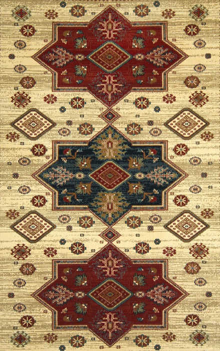 Love-Rugs Fibressa Lux Kazak Ivory Rug
