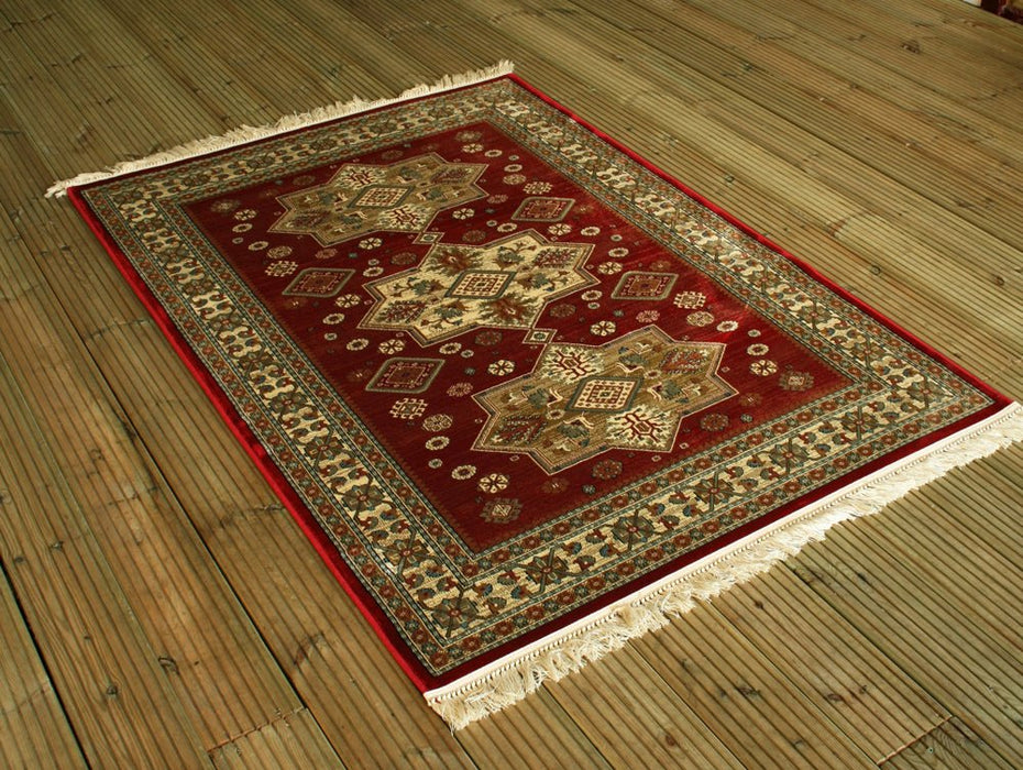 Love-Rugs Fibressa Lux Kazak Red Rug