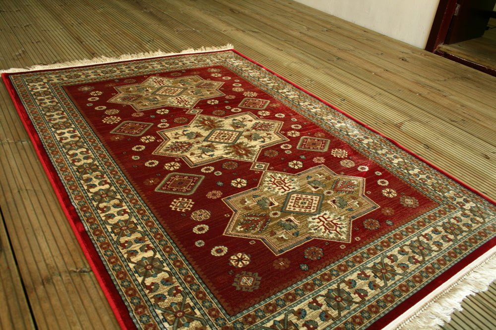 Love-Rugs Fibressa Lux Kazak Red Rug