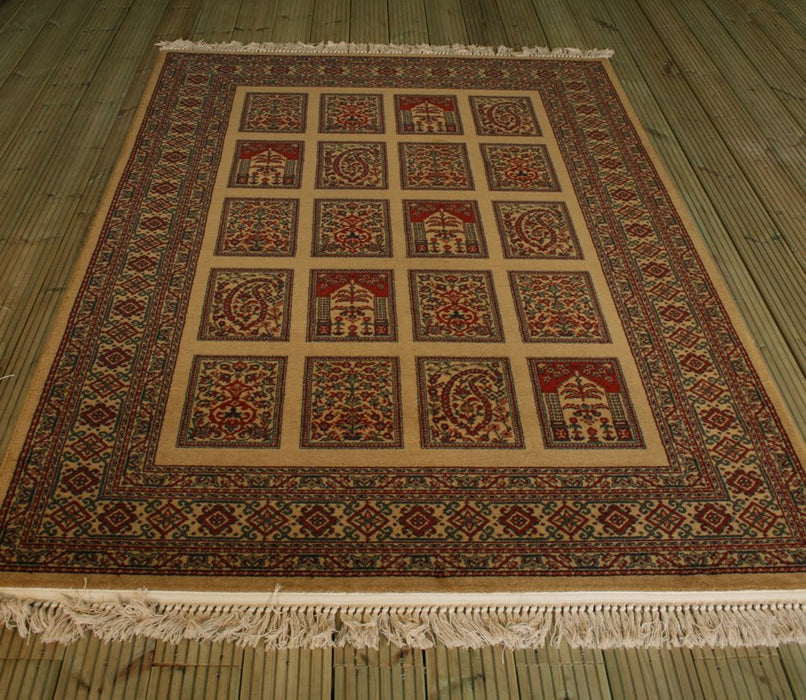 Love-Rugs Kirman Persian Garden Camel Rug