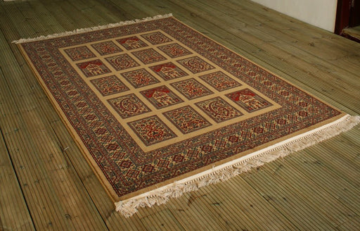 Love-Rugs Kirman Persian Garden Camel Rug