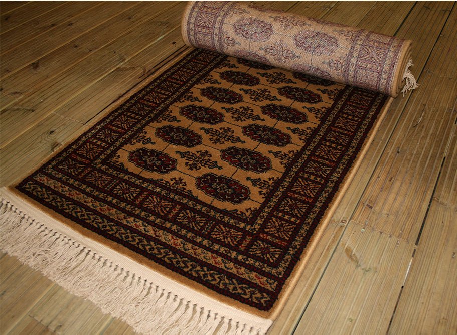 Love-Rugs Kirman Turkman Beige Runner Rug