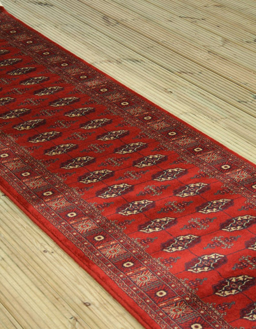 Love-Rugs Kirman Turkmen Red Runner Rug