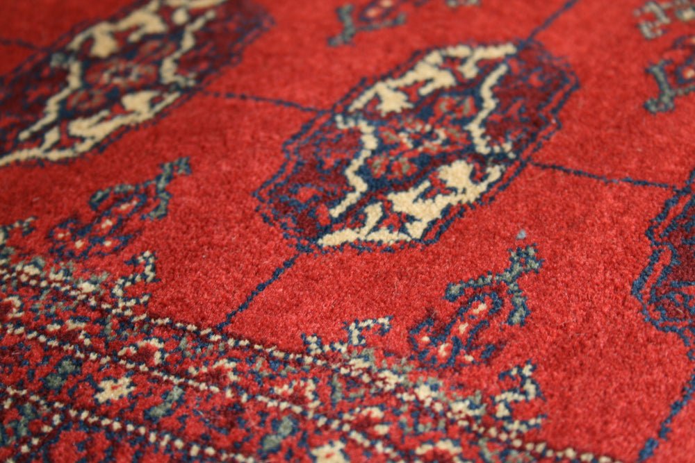 Love-Rugs Kirman Turkmen Red Runner Rug