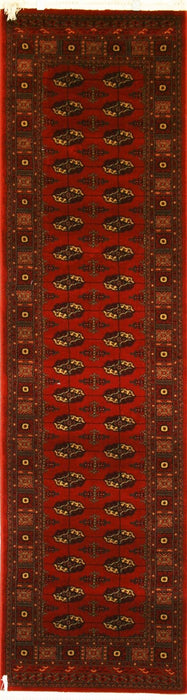 Love-Rugs Kirman Turkmen Red Runner Rug