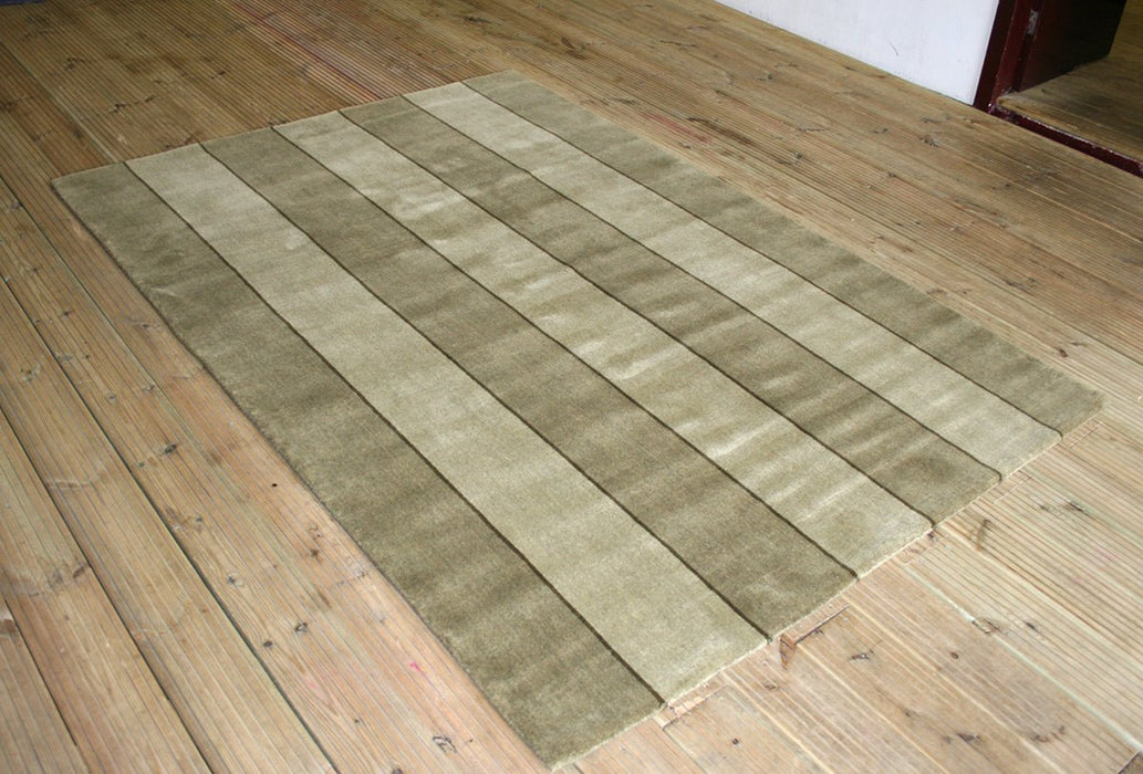 Tappeto a assi verde muschio Love-Rugs