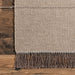 Luanne Beige Wool Striped Area Rug 80x150 cm