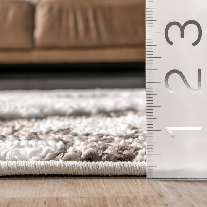 Lucia Aztec Trellis Area Rug 160 x 230 cm Beige